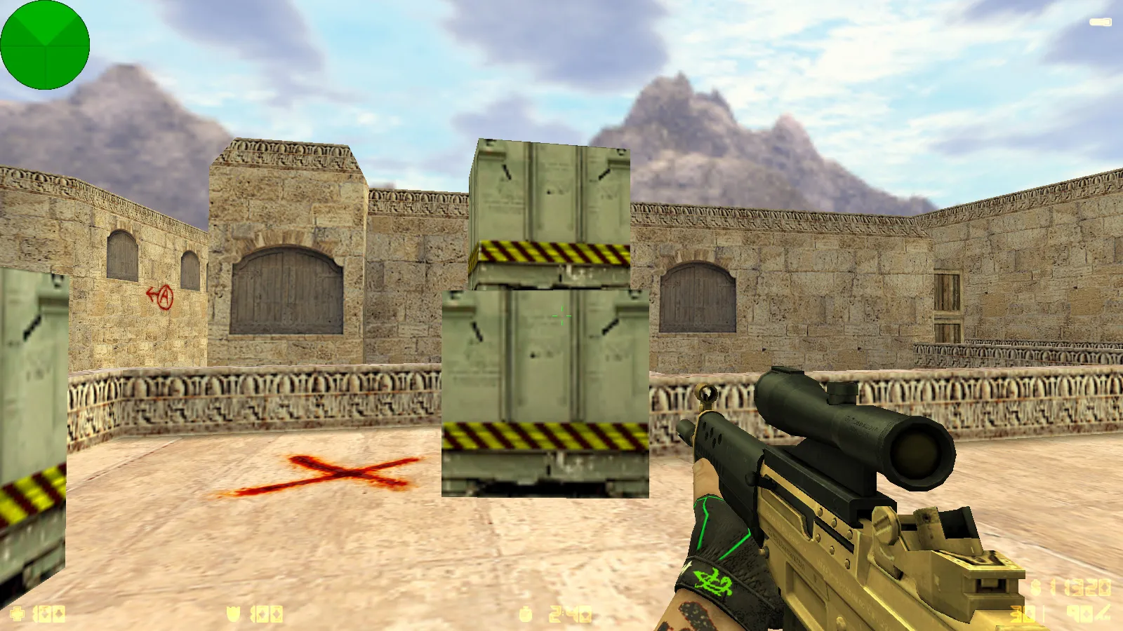 Скриншот  CS 1.6 Расширенная: 30 золотых моделей оружия, темная тема меню, оптимизированный config и стабильная работа на Windows