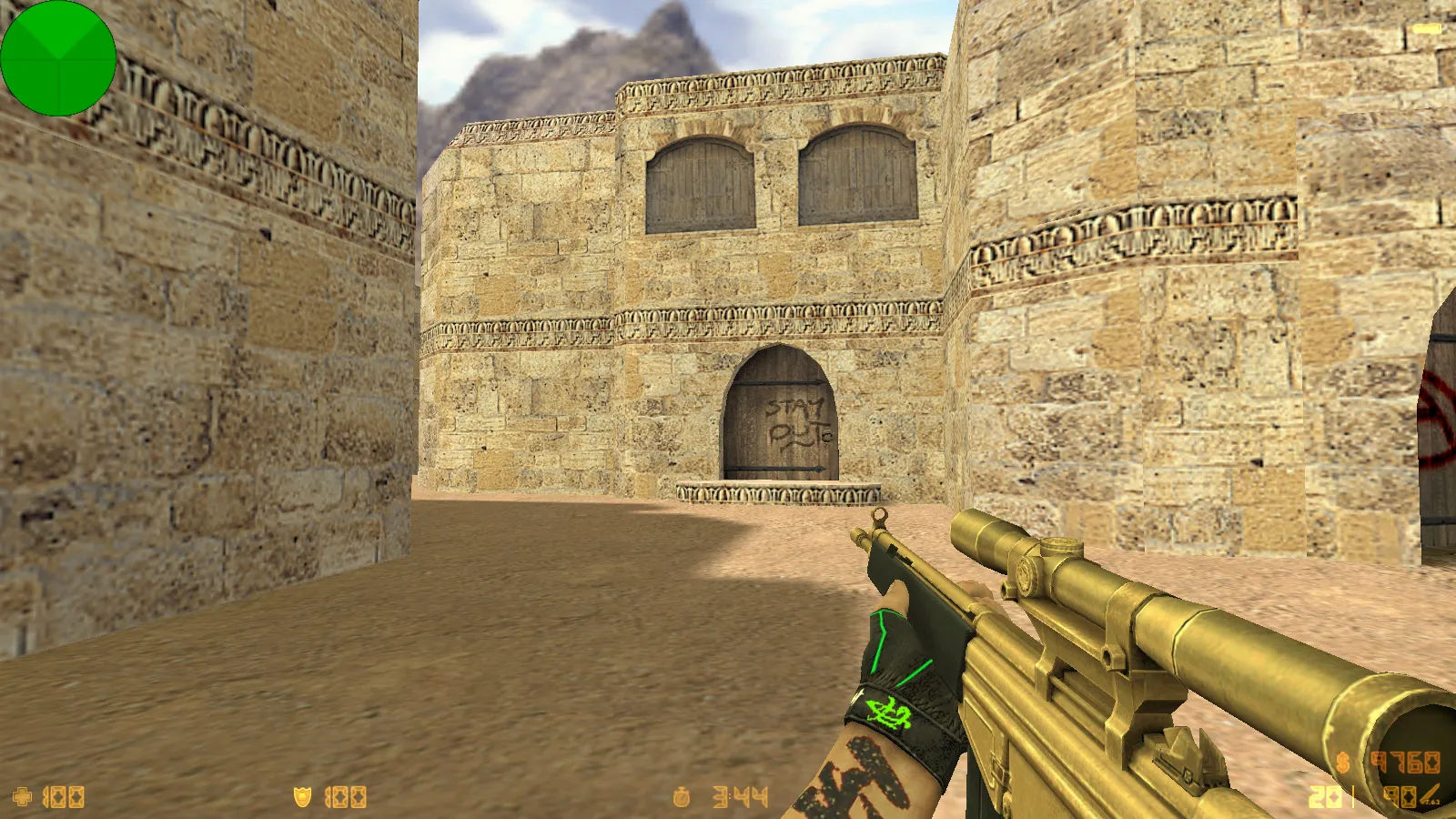 Скриншот  CS 1.6 Расширенная: 30 золотых моделей оружия, темная тема меню, оптимизированный config и стабильная работа на Windows