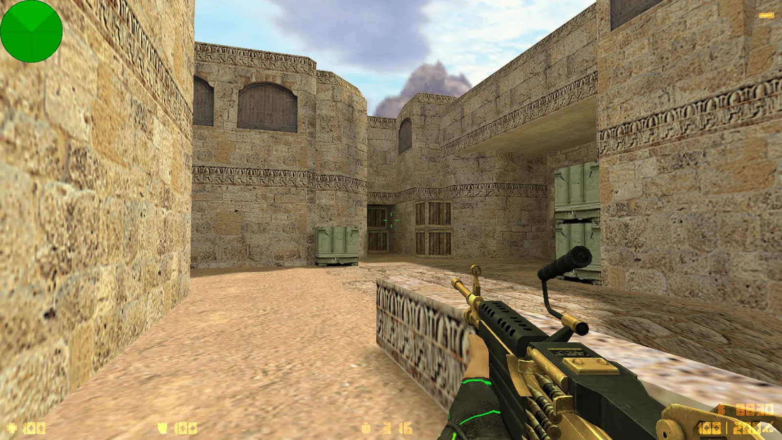 Скриншот  CS 1.6 Расширенная: 30 золотых моделей оружия, темная тема меню, оптимизированный config и стабильная работа на Windows