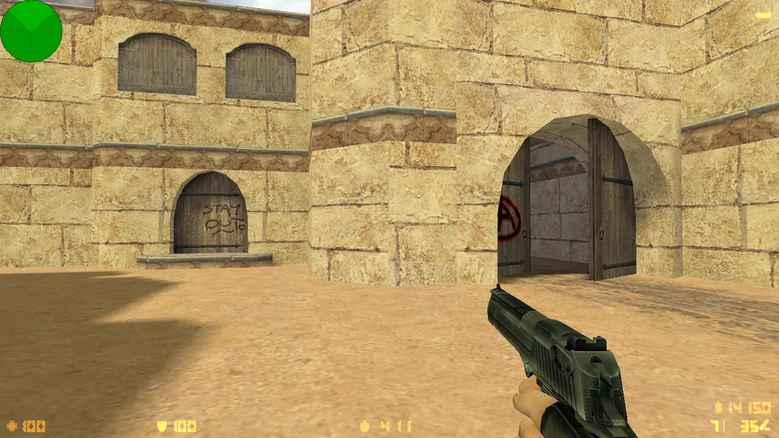 Скриншот  CS 1.6 Extra сборка: 14 черных скинов оружия, тема меню, музыка и оптимизированный config.cfg