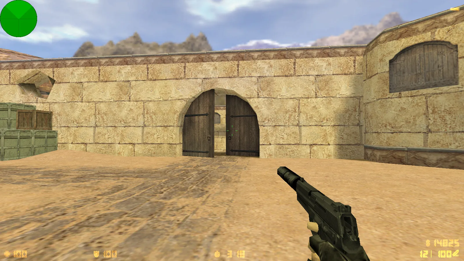 Скриншот  CS 1.6 Extra сборка: 14 черных скинов оружия, тема меню, музыка и оптимизированный config.cfg