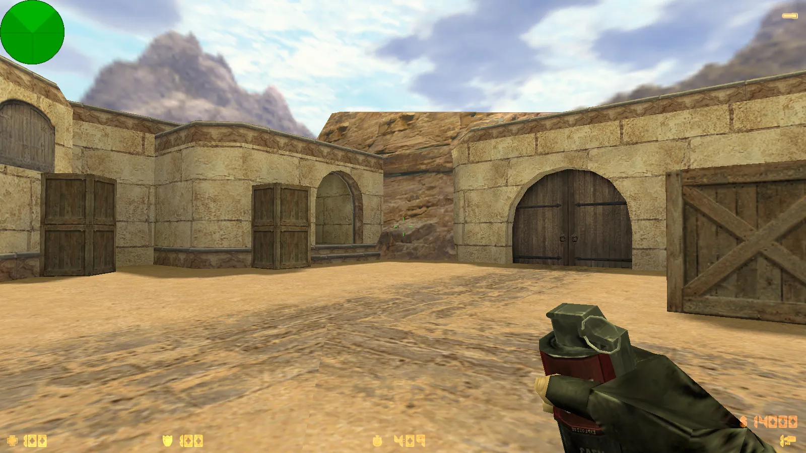 Скриншот  CS 1.6 Extra сборка: 14 черных скинов оружия, тема меню, музыка и оптимизированный config.cfg