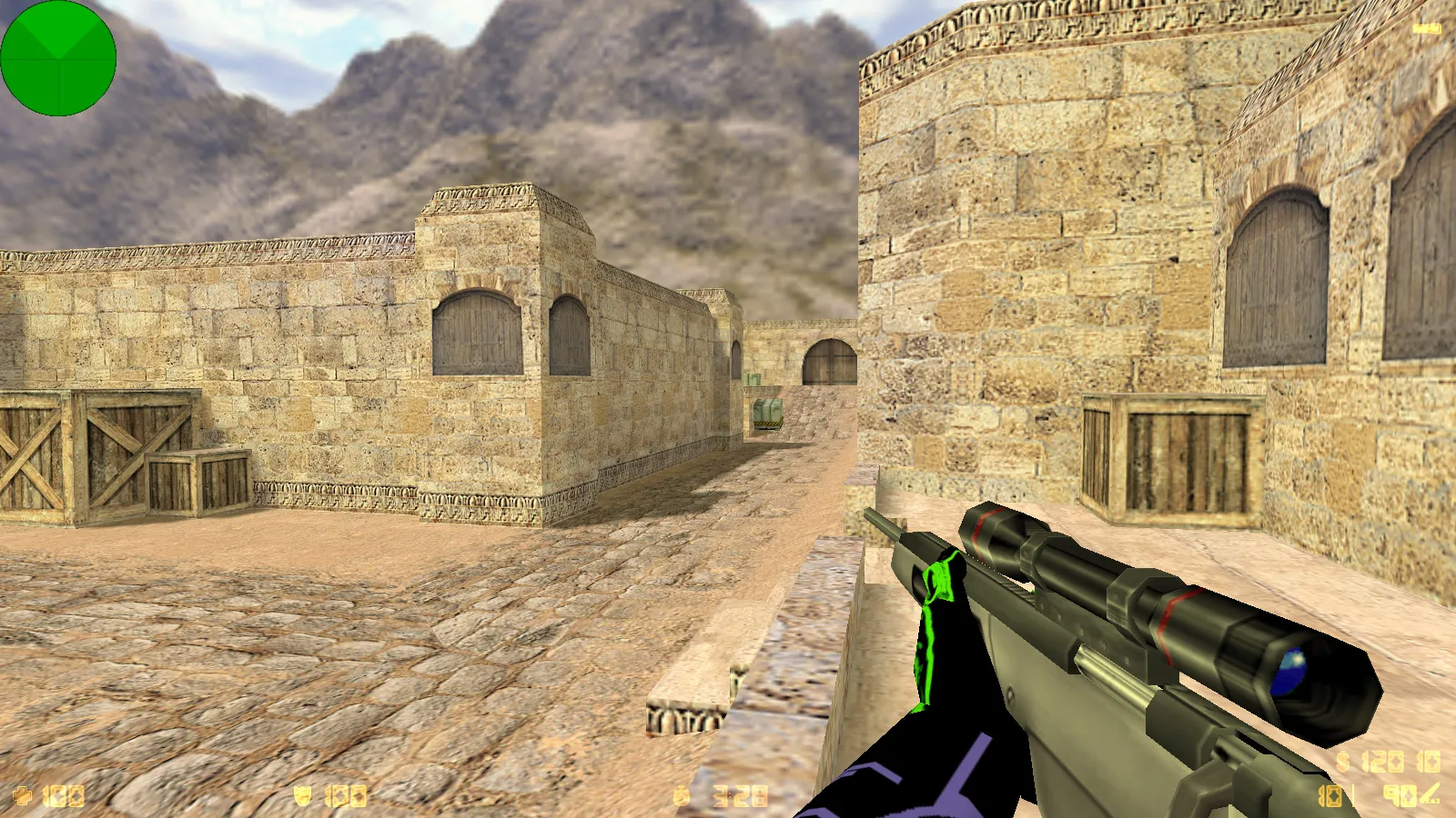 Скриншот  CS 1.6 от EXZO: блогерская сборка с 13 скинами, темным меню, музыкой в главном экране и оптимизированным конфигом