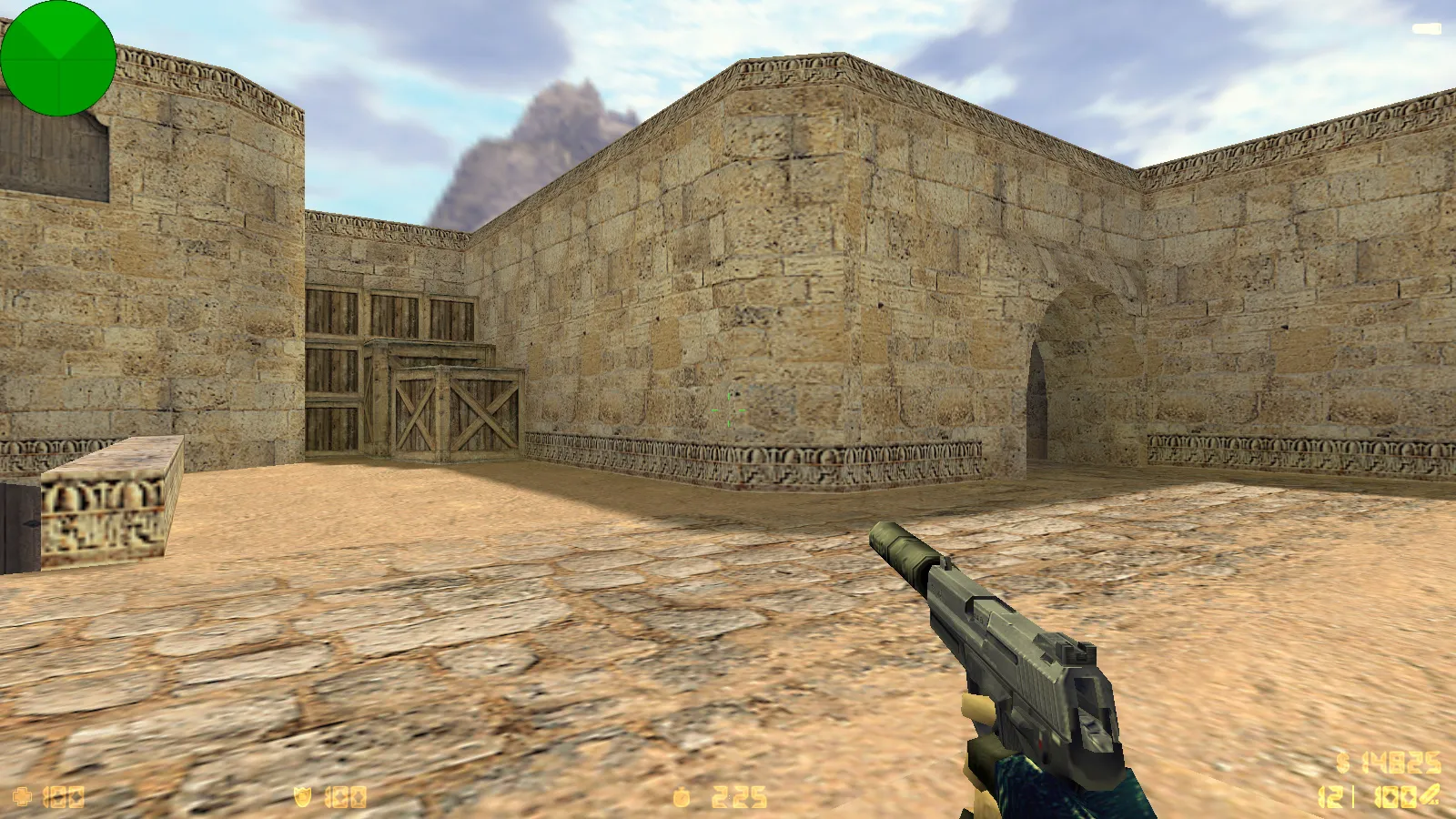 Скриншот  CS 1.6 от Faer Show: сборка с 6 модами, черно-зеленым меню, 30 скинами, музыкой и оптимизированным конфигом