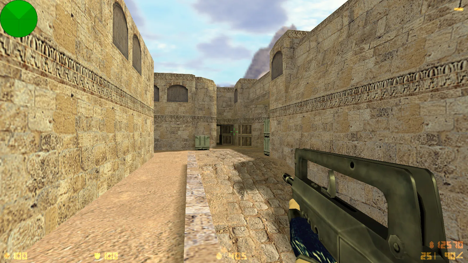 Скриншот  CS 1.6 от Faer Show: сборка с 6 модами, черно-зеленым меню, 30 скинами, музыкой и оптимизированным конфигом