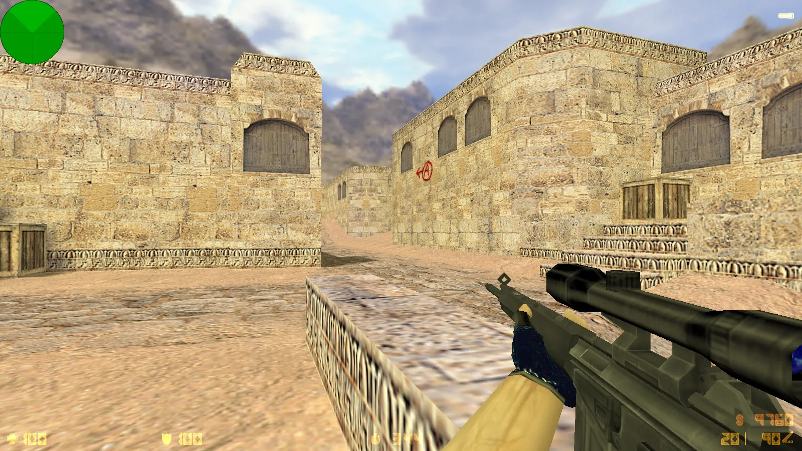 Скриншот  CS 1.6 от Faer Show: сборка с 6 модами, черно-зеленым меню, 30 скинами, музыкой и оптимизированным конфигом