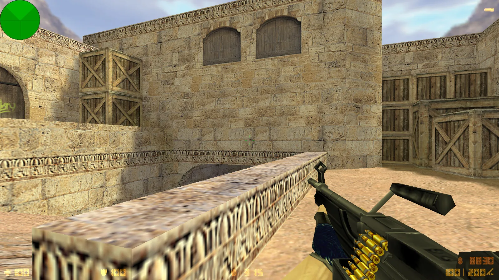 Скриншот  CS 1.6 от Faer Show: сборка с 6 модами, черно-зеленым меню, 30 скинами, музыкой и оптимизированным конфигом