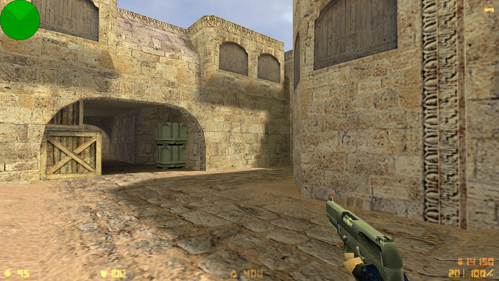 Скриншот  CS 1.6 от Faer Show: сборка с 6 модами, черно-зеленым меню, 30 скинами, музыкой и оптимизированным конфигом