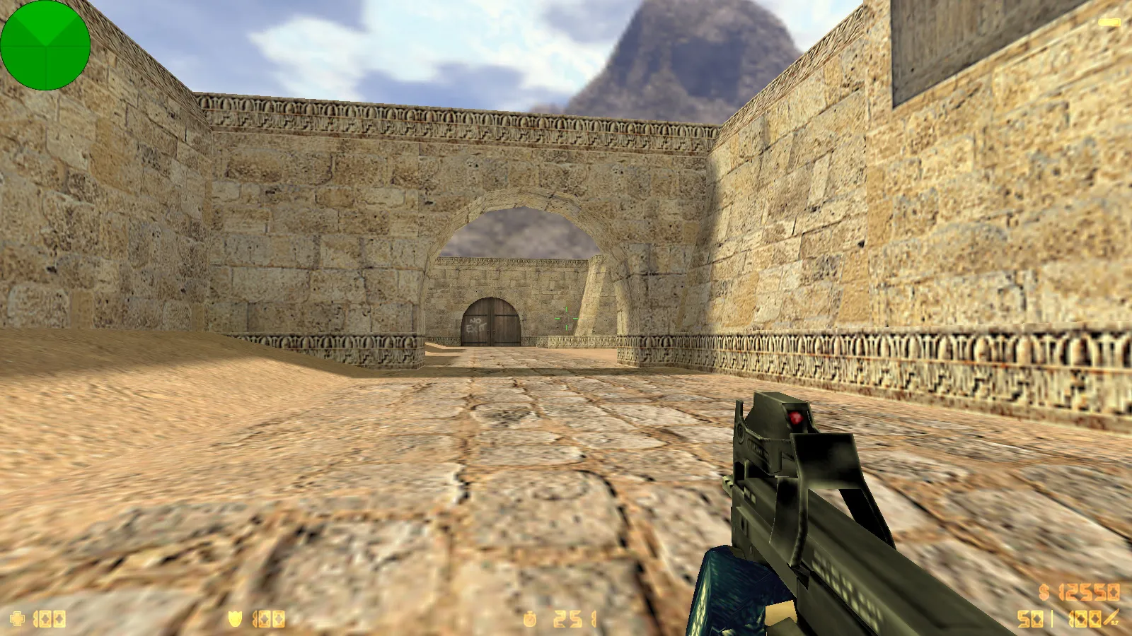 Скриншот  CS 1.6 от Faer Show: сборка с 6 модами, черно-зеленым меню, 30 скинами, музыкой и оптимизированным конфигом