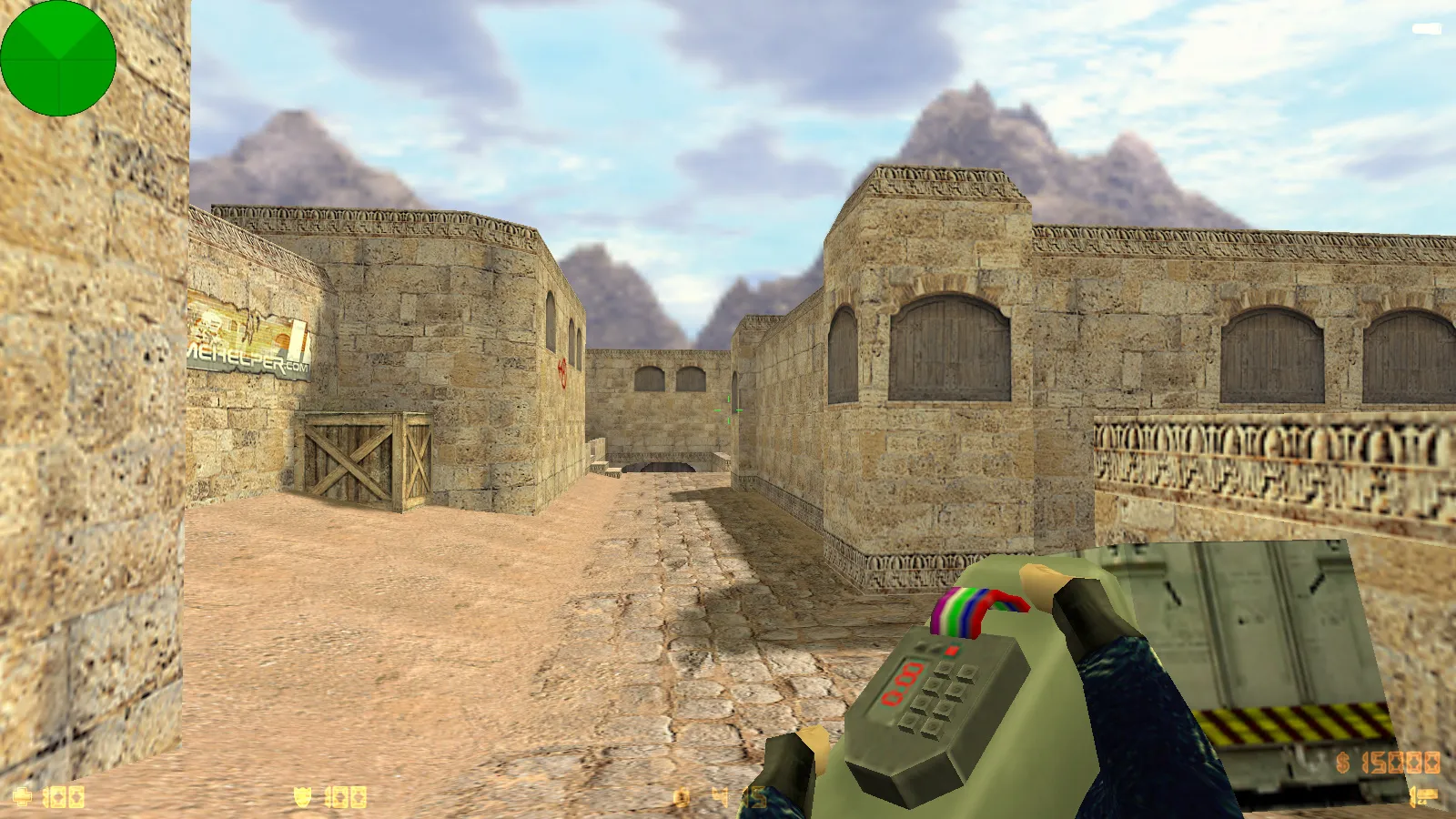 Скриншот  CS 1.6 от Faer Show: сборка с 6 модами, черно-зеленым меню, 30 скинами, музыкой и оптимизированным конфигом