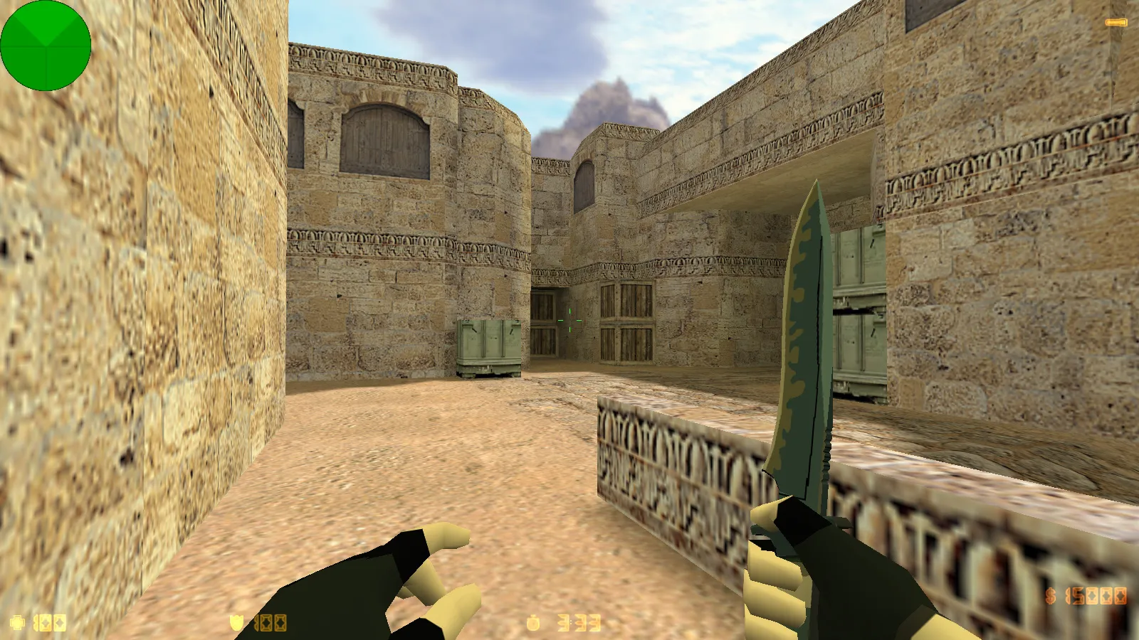 Скриншот CS 1.6 Fall Guys: тематическая сборка с розовым меню, 29 моделями оружия и оптимизированным конфигом