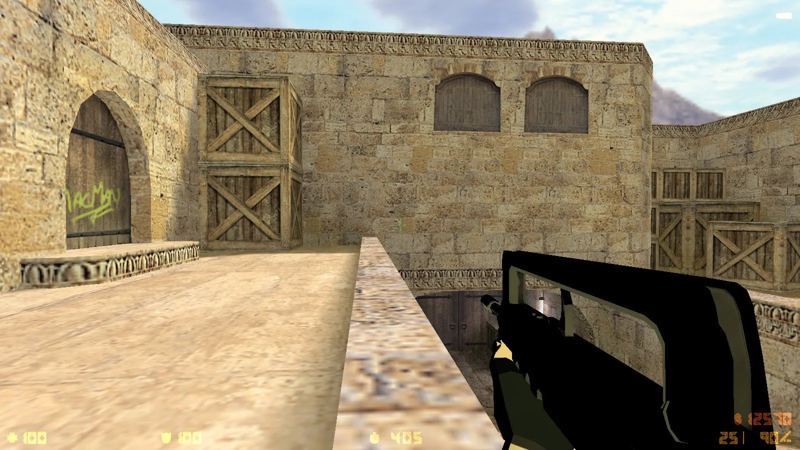 Скриншот  CS 1.6 Fall Guys: тематическая сборка с розовым меню, 29 моделями оружия и оптимизированным конфигом