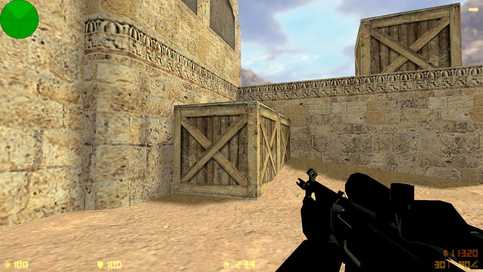 Скриншот  CS 1.6 Fall Guys: тематическая сборка с розовым меню, 29 моделями оружия и оптимизированным конфигом