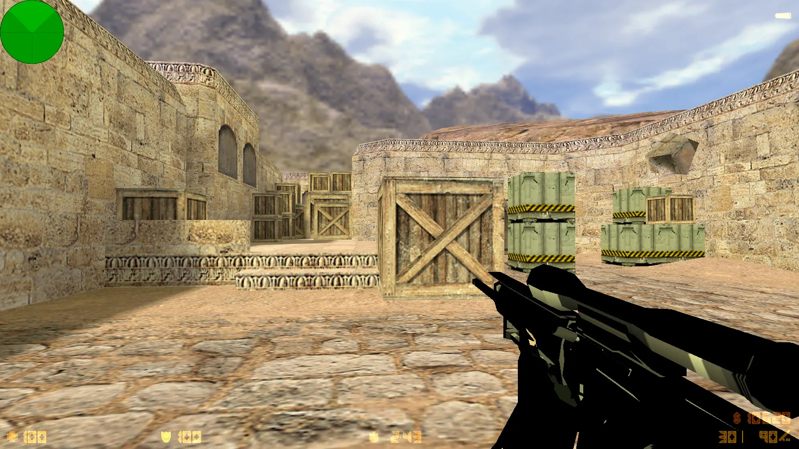 Скриншот  CS 1.6 Fall Guys: тематическая сборка с розовым меню, 29 моделями оружия и оптимизированным конфигом