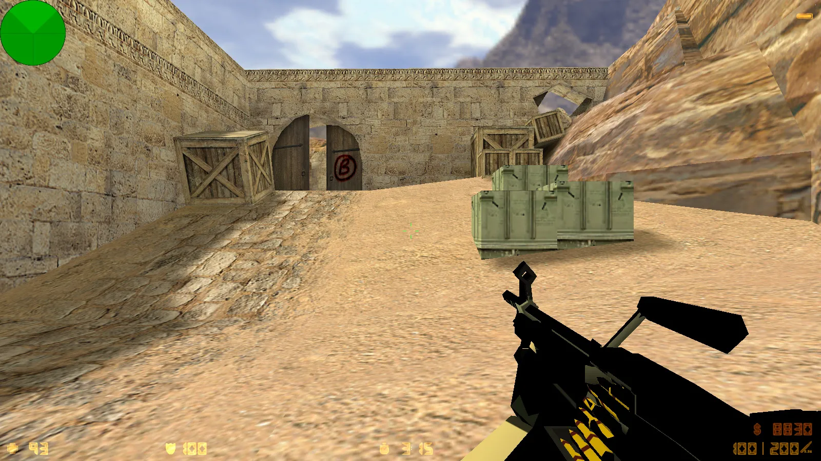 Скриншот  CS 1.6 Fall Guys: тематическая сборка с розовым меню, 29 моделями оружия и оптимизированным конфигом