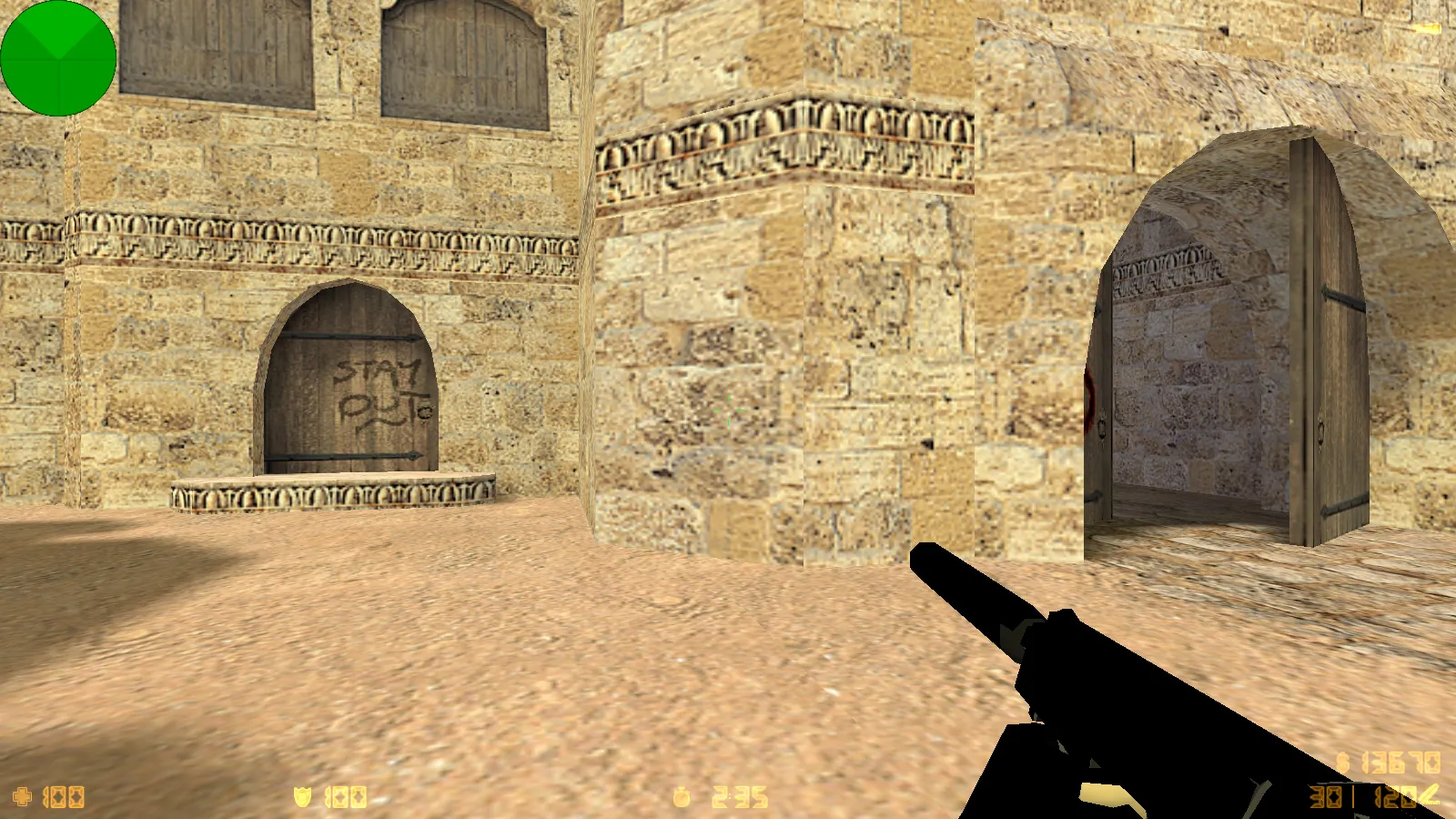 Скриншот  CS 1.6 Fall Guys: тематическая сборка с розовым меню, 29 моделями оружия и оптимизированным конфигом