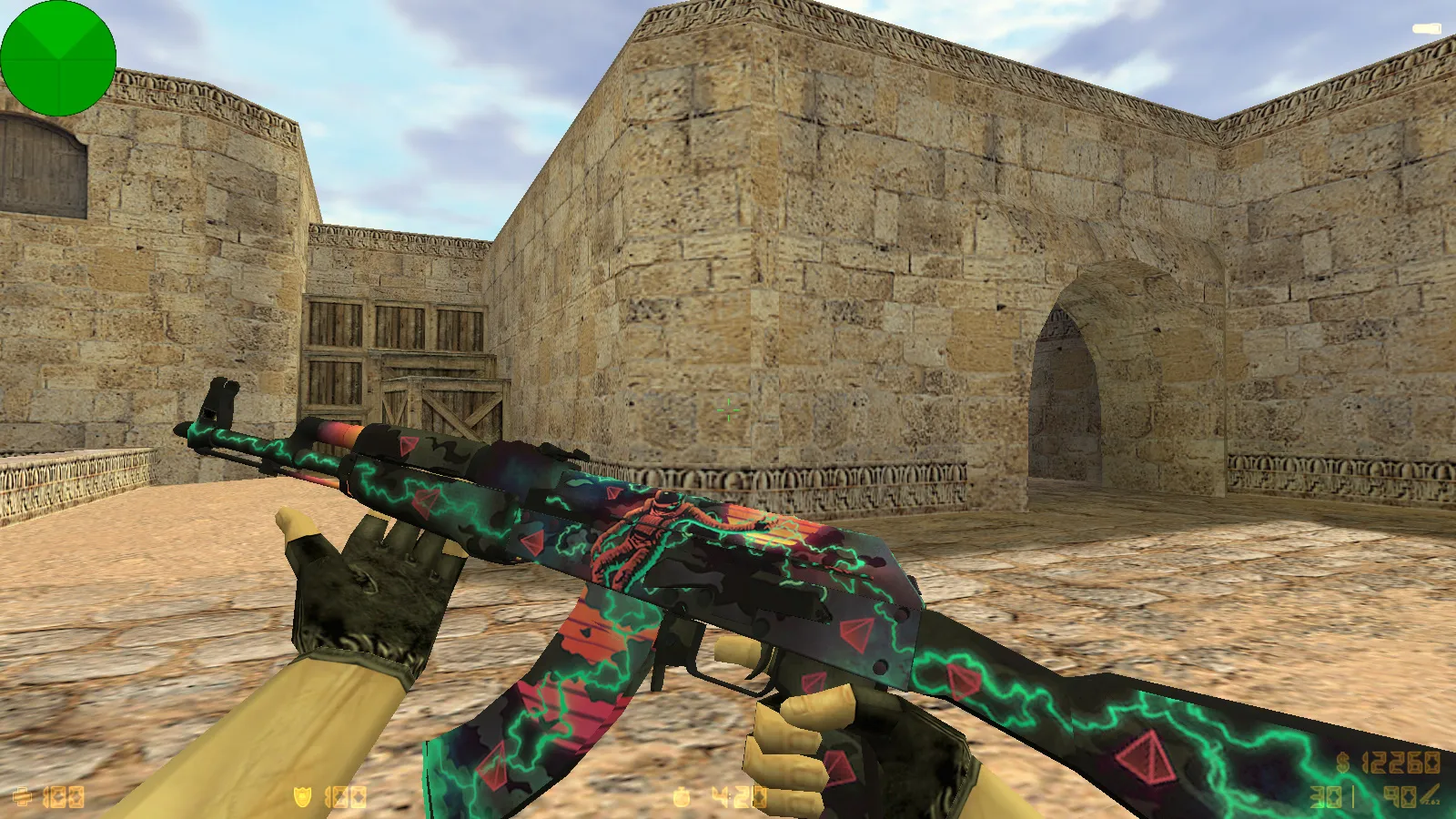 Скриншот CS 1.6 от FARKY: блогерская сборка с 7 правками, скины, звуки, оптимизированный config.cfg