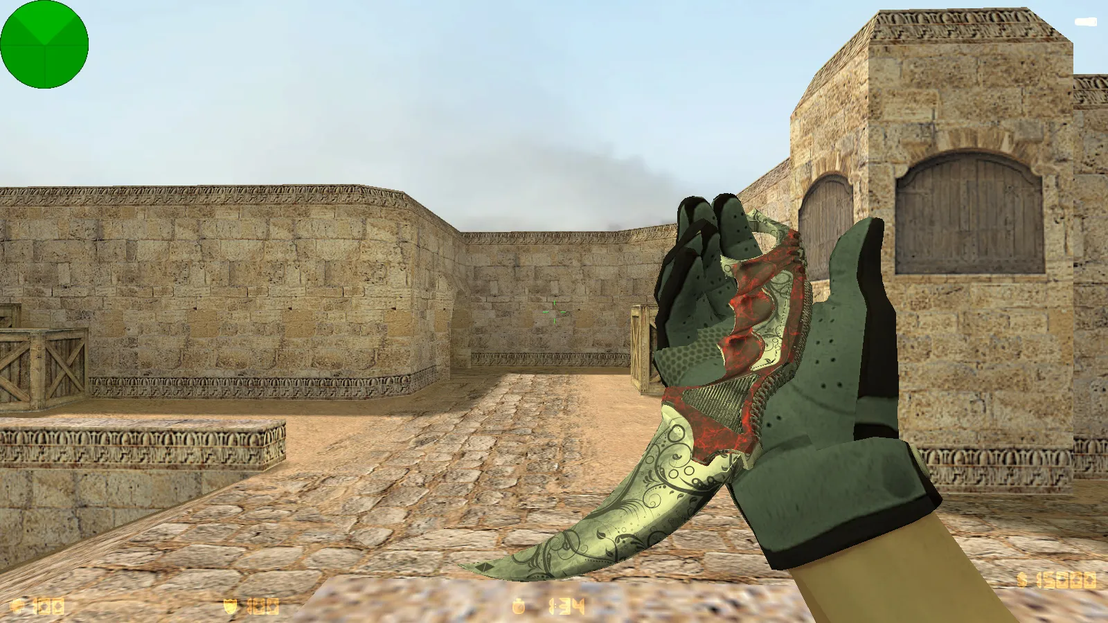 Скриншот CS 1.6 Fast Kill: 9 обновлений, 30 скинов оружия, перчатки «Лунный узор», темная тема меню и оптимизированный конфиг