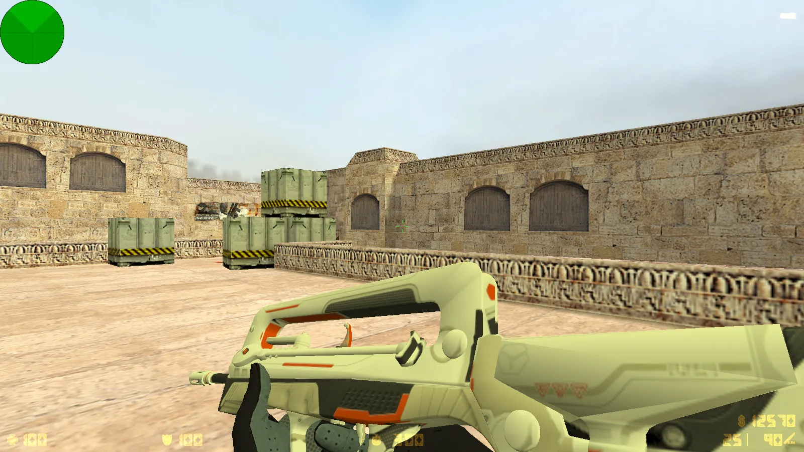 Скриншот  CS 1.6 Fast Kill: 9 обновлений, 30 скинов оружия, перчатки «Лунный узор», темная тема меню и оптимизированный конфиг