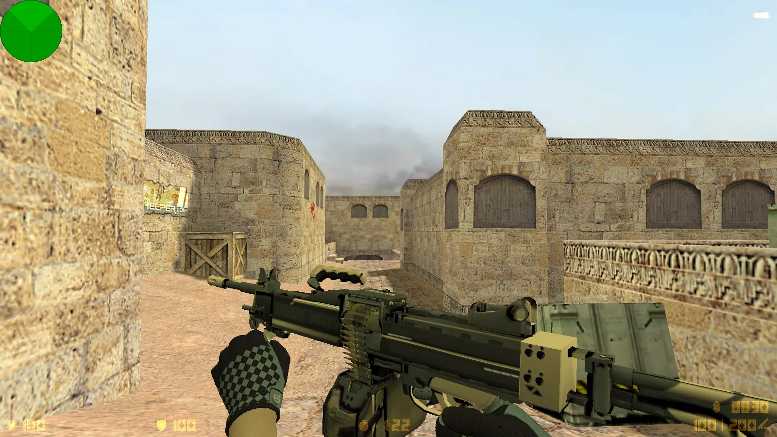 Скриншот  CS 1.6 Fast Kill: 9 обновлений, 30 скинов оружия, перчатки «Лунный узор», темная тема меню и оптимизированный конфиг