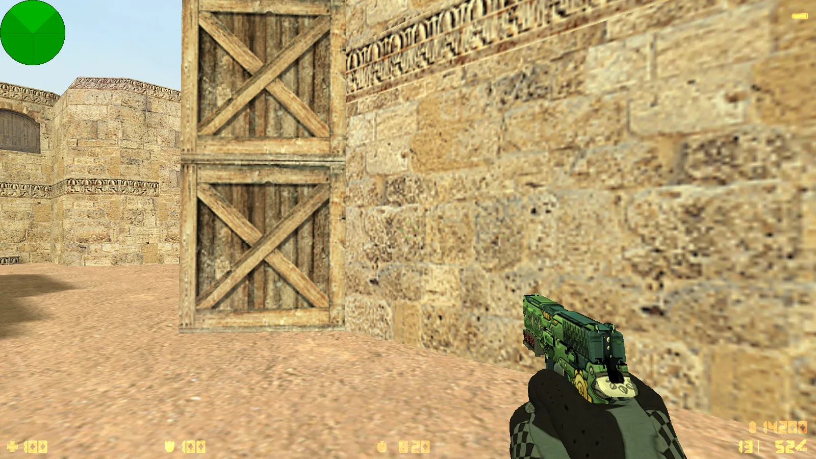 Скриншот  CS 1.6 Fast Kill: 9 обновлений, 30 скинов оружия, перчатки «Лунный узор», темная тема меню и оптимизированный конфиг