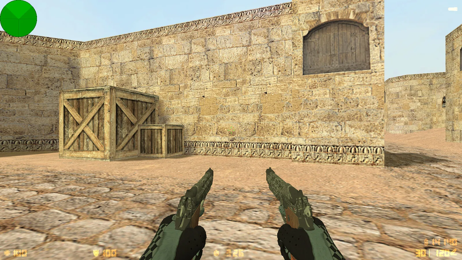 Скриншот  CS 1.6 Fast Kill: 9 обновлений, 30 скинов оружия, перчатки «Лунный узор», темная тема меню и оптимизированный конфиг