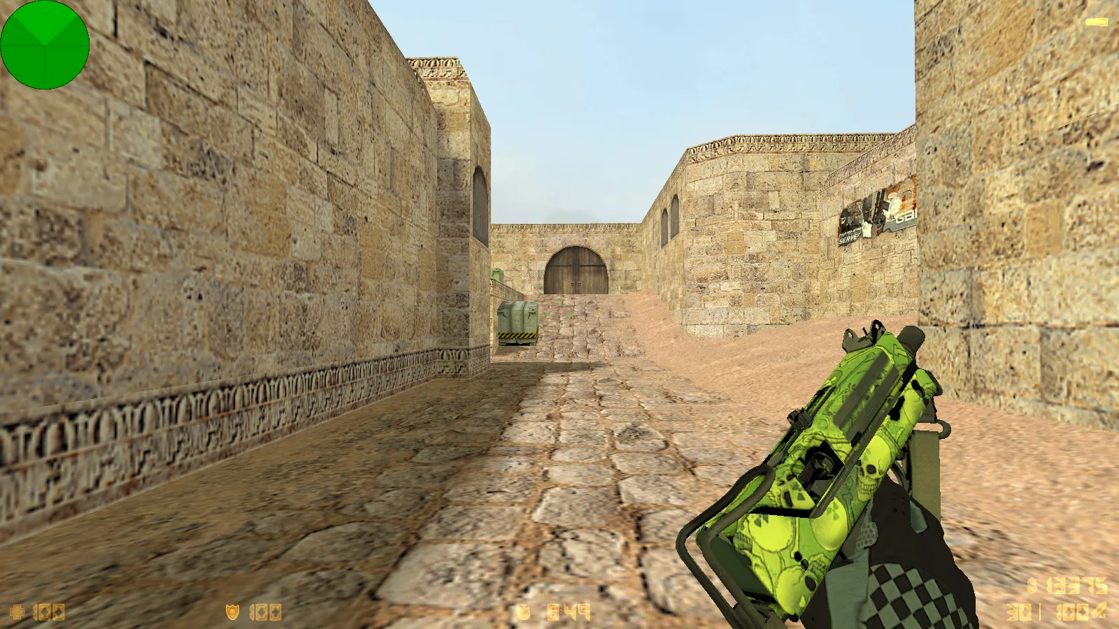 Скриншот  CS 1.6 Fast Kill: 9 обновлений, 30 скинов оружия, перчатки «Лунный узор», темная тема меню и оптимизированный конфиг