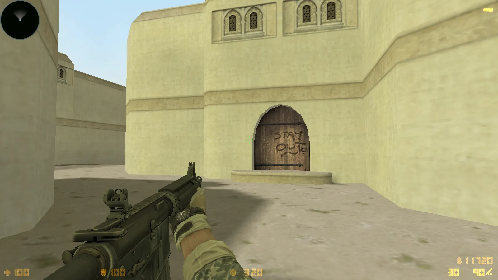 Скриншот CS 1.6 от Faw Play: блогерская сборка с 12 модами, скинами оружия, меню в черно-голубом стиле и оптимизированным конфигом