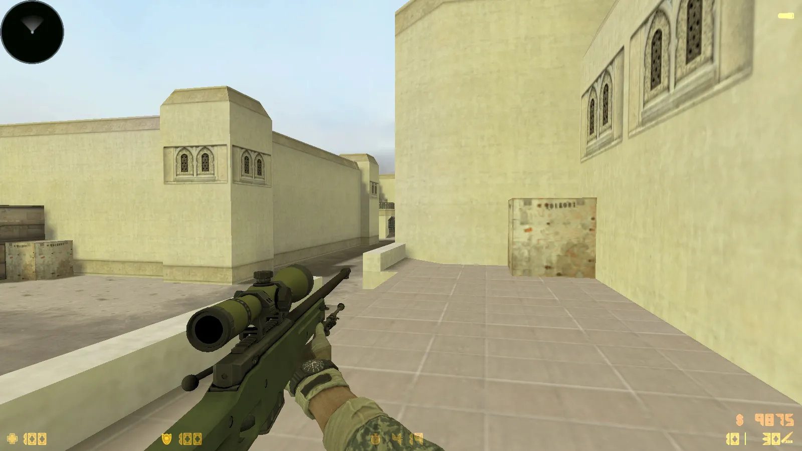 Скриншот  CS 1.6 от Faw Play: блогерская сборка с 12 модами, скинами оружия, меню в черно-голубом стиле и оптимизированным конфигом