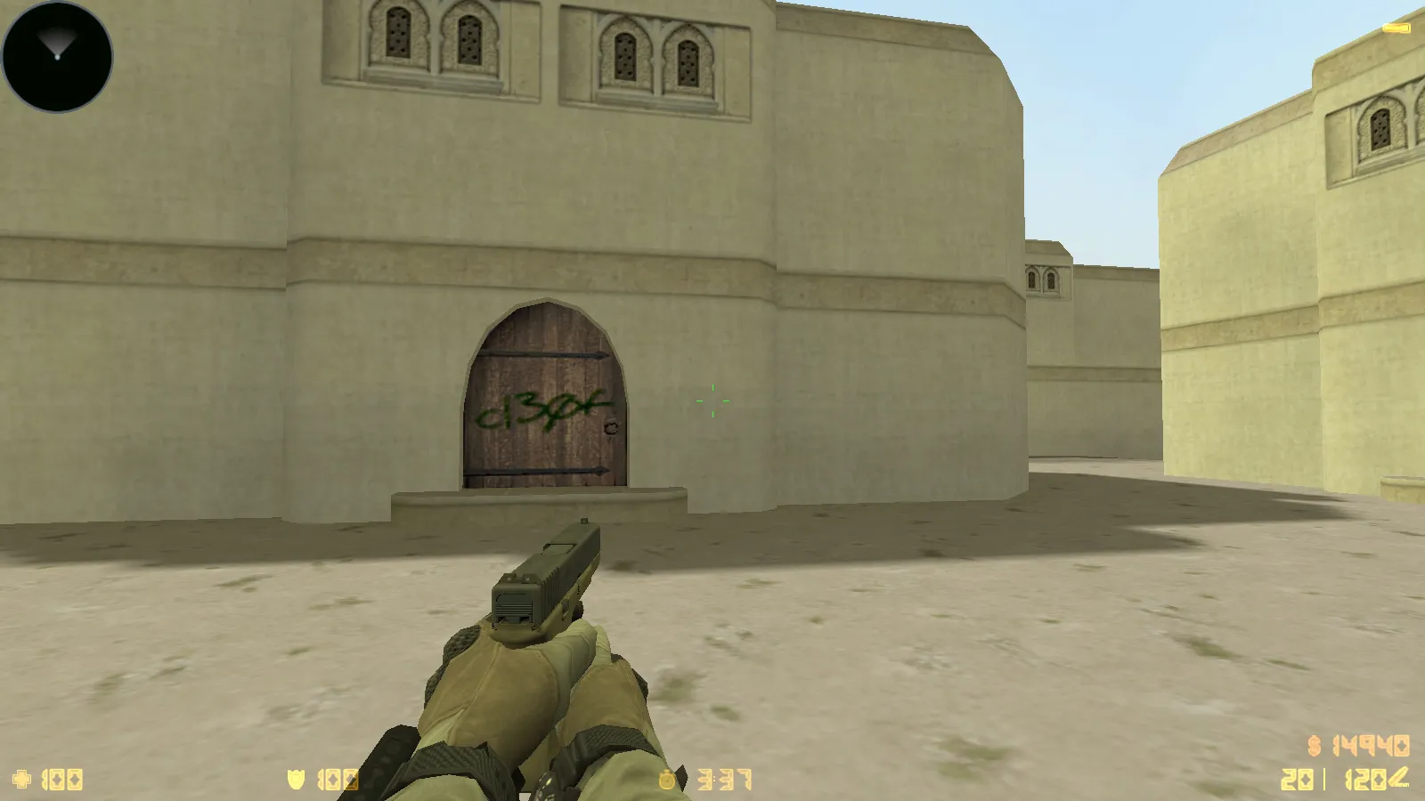 Скриншот  CS 1.6 от Faw Play: блогерская сборка с 12 модами, скинами оружия, меню в черно-голубом стиле и оптимизированным конфигом