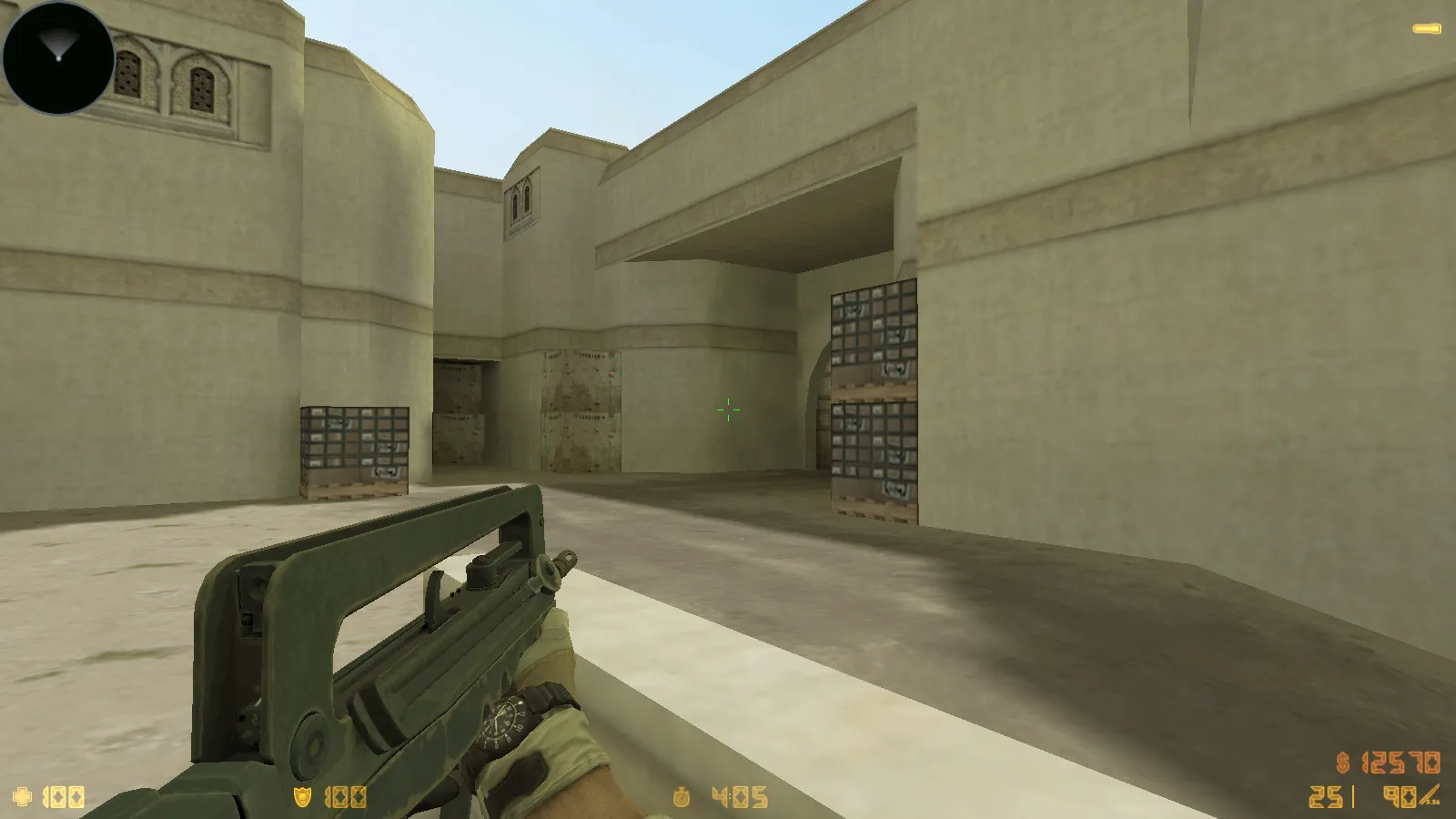 Скриншот  CS 1.6 от Faw Play: блогерская сборка с 12 модами, скинами оружия, меню в черно-голубом стиле и оптимизированным конфигом