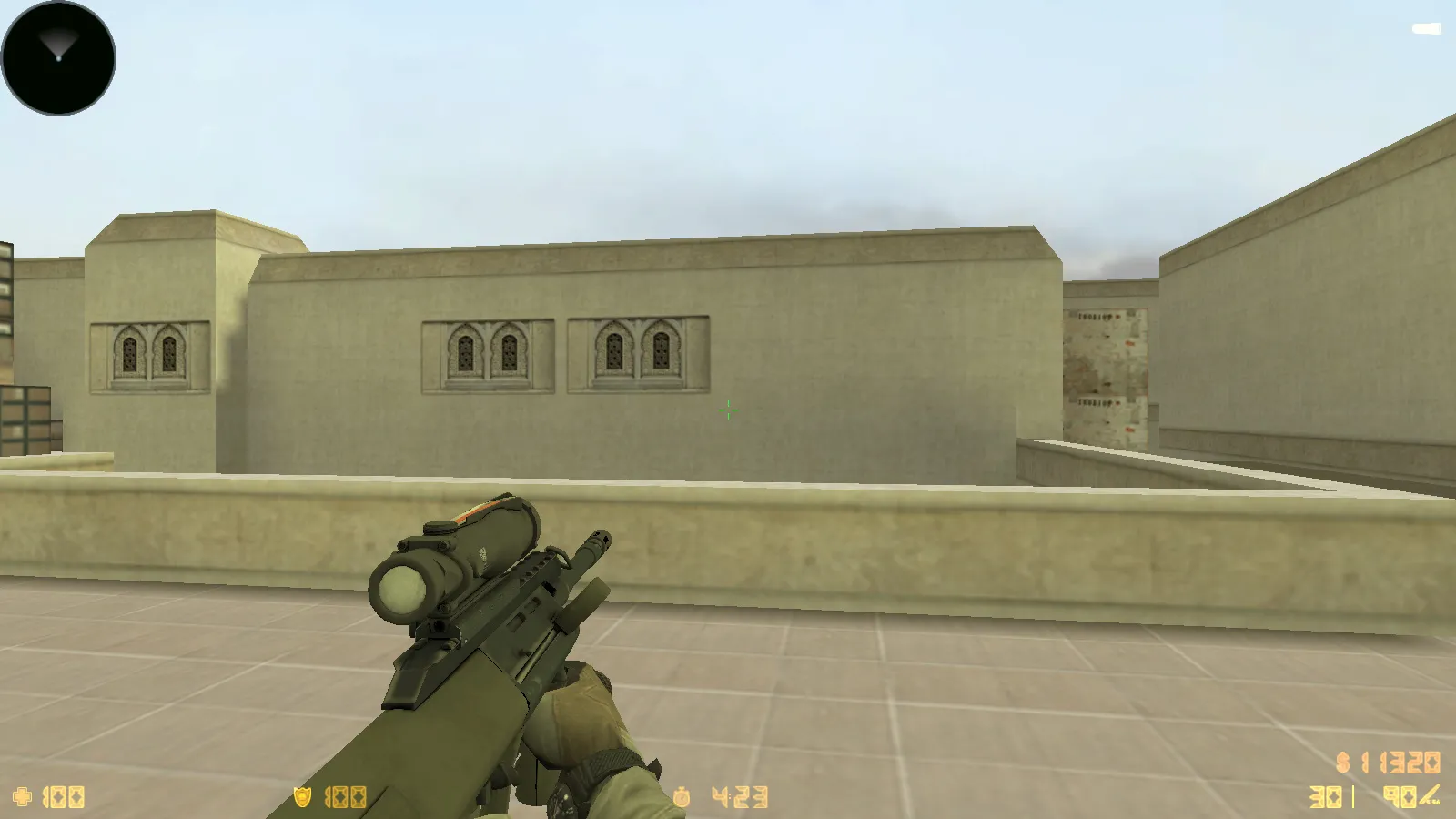 Скриншот  CS 1.6 от Faw Play: блогерская сборка с 12 модами, скинами оружия, меню в черно-голубом стиле и оптимизированным конфигом