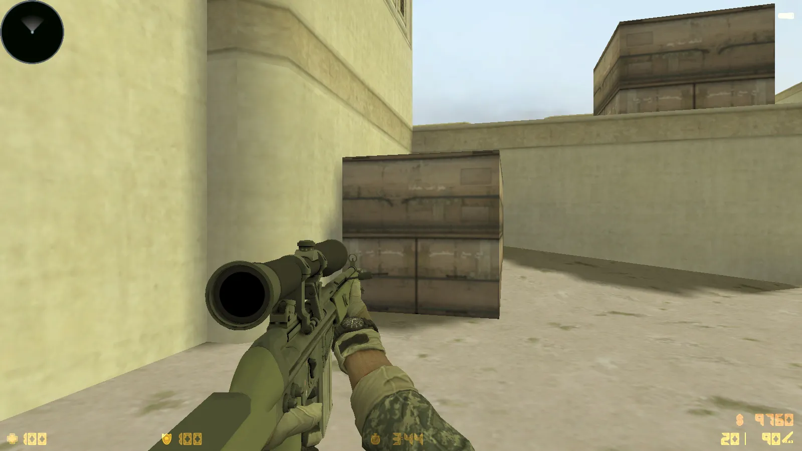 Скриншот  CS 1.6 от Faw Play: блогерская сборка с 12 модами, скинами оружия, меню в черно-голубом стиле и оптимизированным конфигом