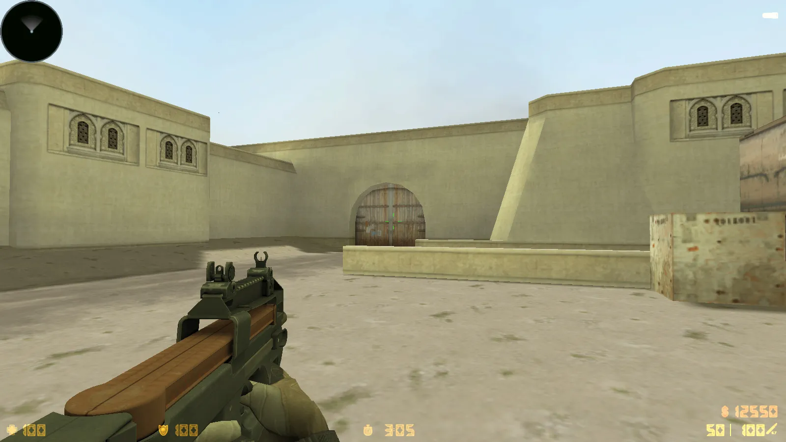 Скриншот  CS 1.6 от Faw Play: блогерская сборка с 12 модами, скинами оружия, меню в черно-голубом стиле и оптимизированным конфигом