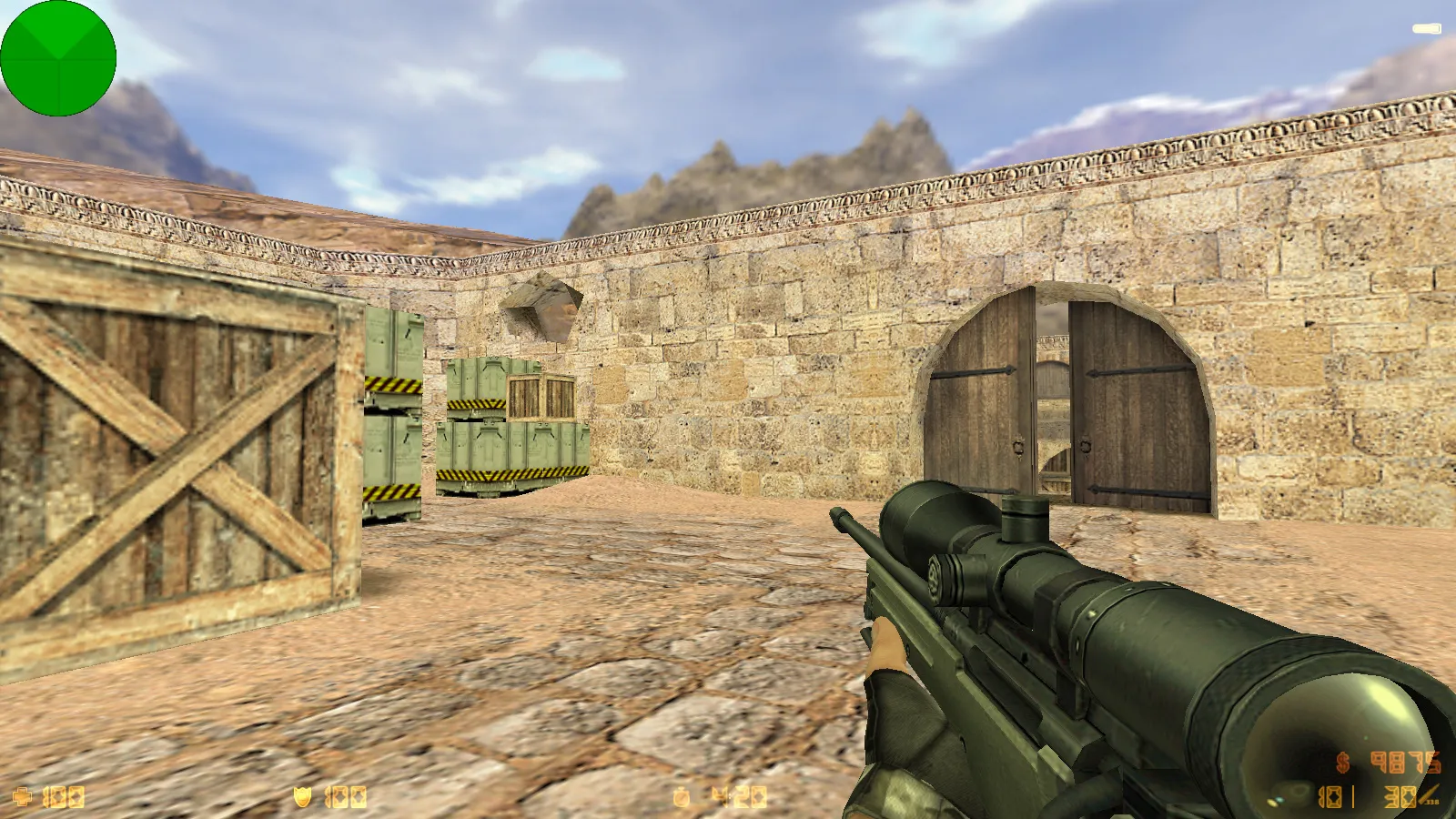 Скриншот  CS 1.6 Final Release: Final сборка с v_/p_/w_ оружием, темным меню и оптимальным конфигом