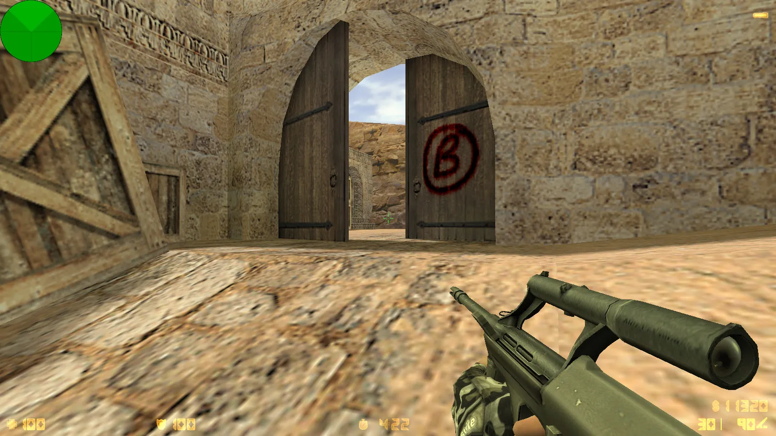 Скриншот  CS 1.6 Final Release: Final сборка с v_/p_/w_ оружием, темным меню и оптимальным конфигом