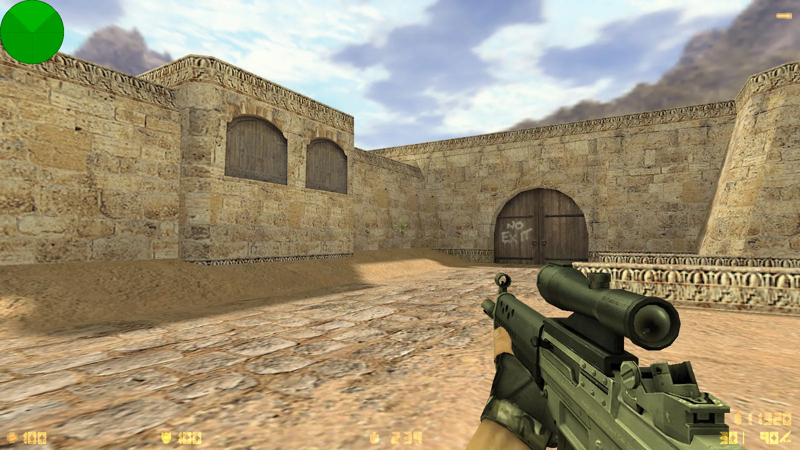 Скриншот  CS 1.6 Final Release: Final сборка с v_/p_/w_ оружием, темным меню и оптимальным конфигом