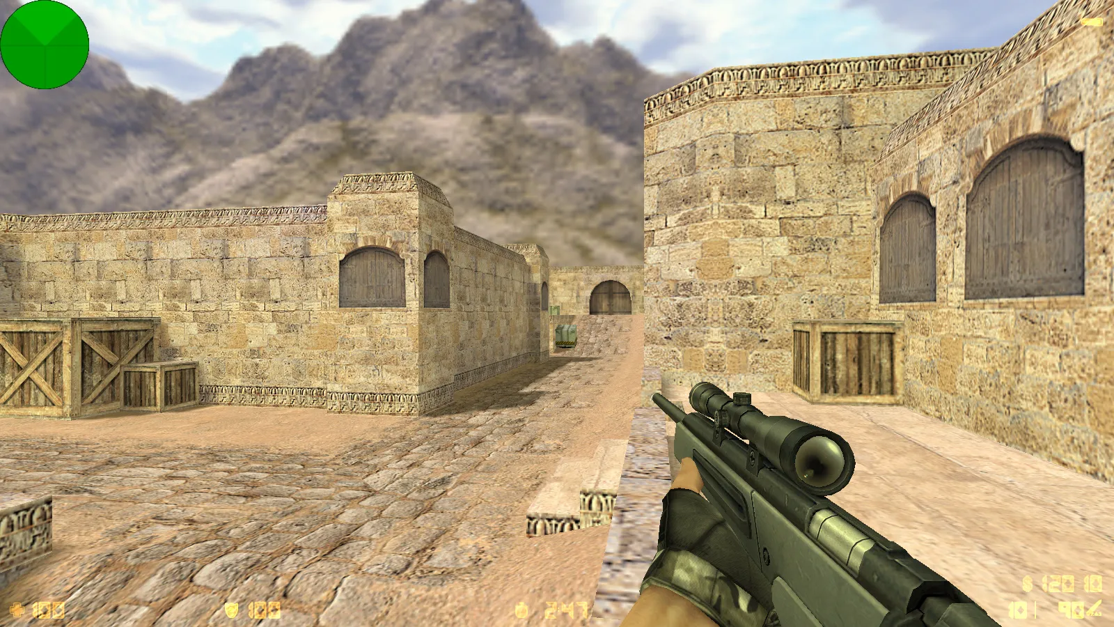 Скриншот  CS 1.6 Final Release: Final сборка с v_/p_/w_ оружием, темным меню и оптимальным конфигом