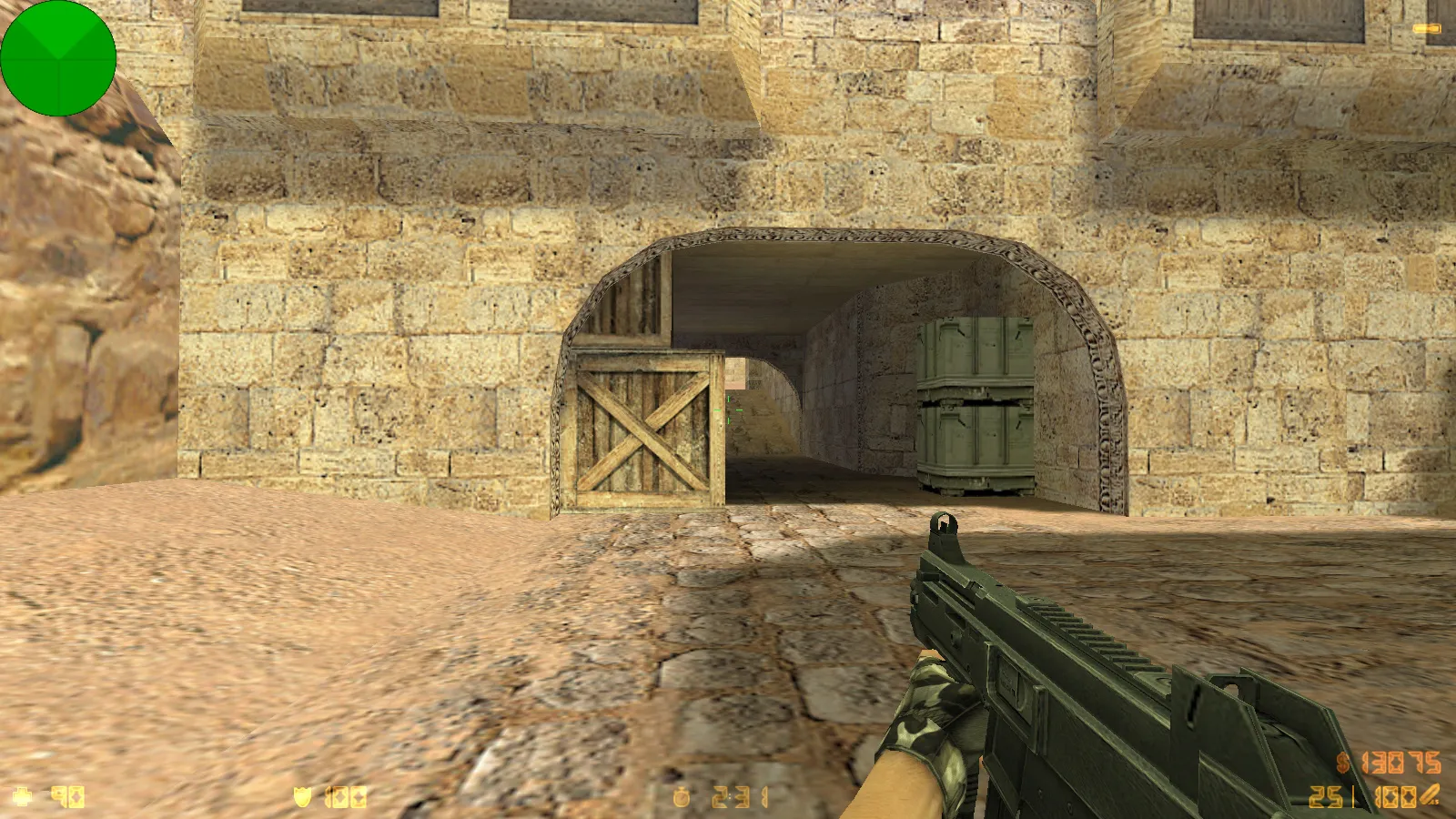 Скриншот  CS 1.6 Final Release: Final сборка с v_/p_/w_ оружием, темным меню и оптимальным конфигом