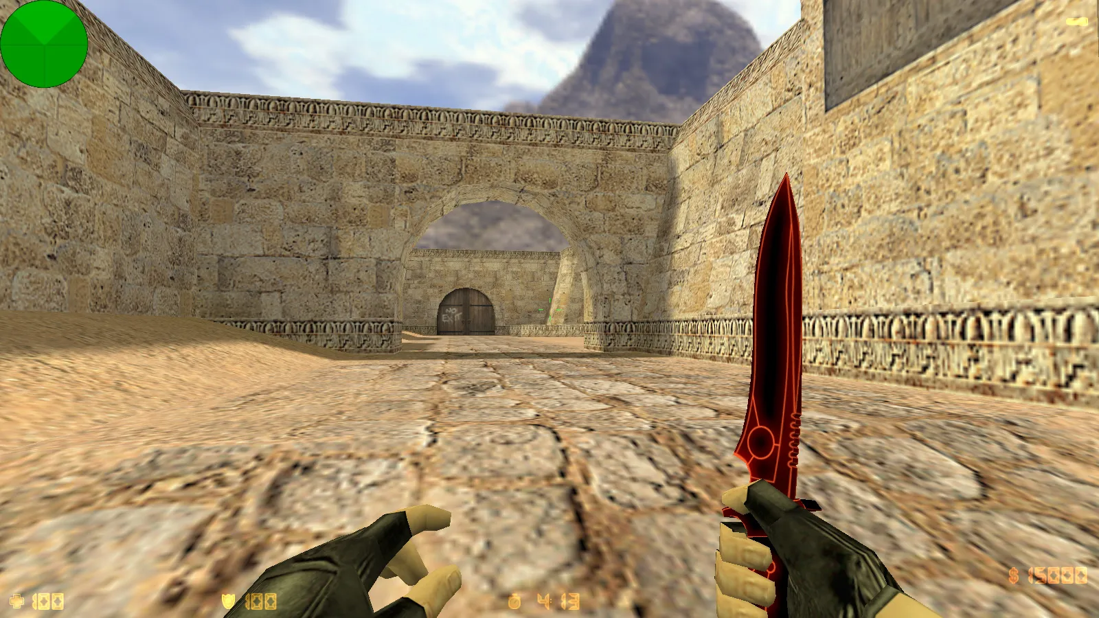 Скриншот CS 1.6 Focus: 7 правок, серое меню, скины оружия и оптимизированный config.cfg