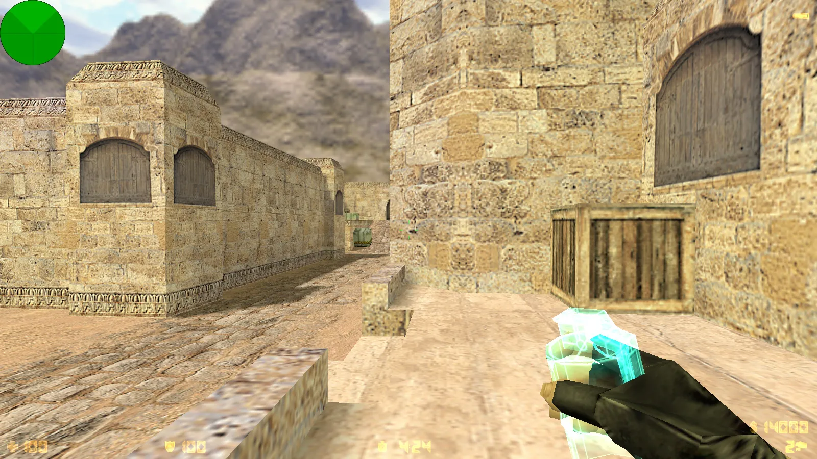 Скриншот CS 1.6 Focus: 7 правок, серое меню, скины оружия и оптимизированный config.cfg