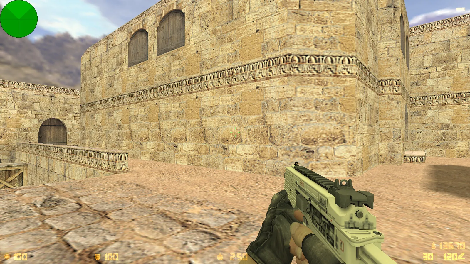 Скриншот  CS 1.6 от Foddy 1337: блогерская сборка с 18 скинами, красно-синими моделями, темным меню и оптимизированным конфигом