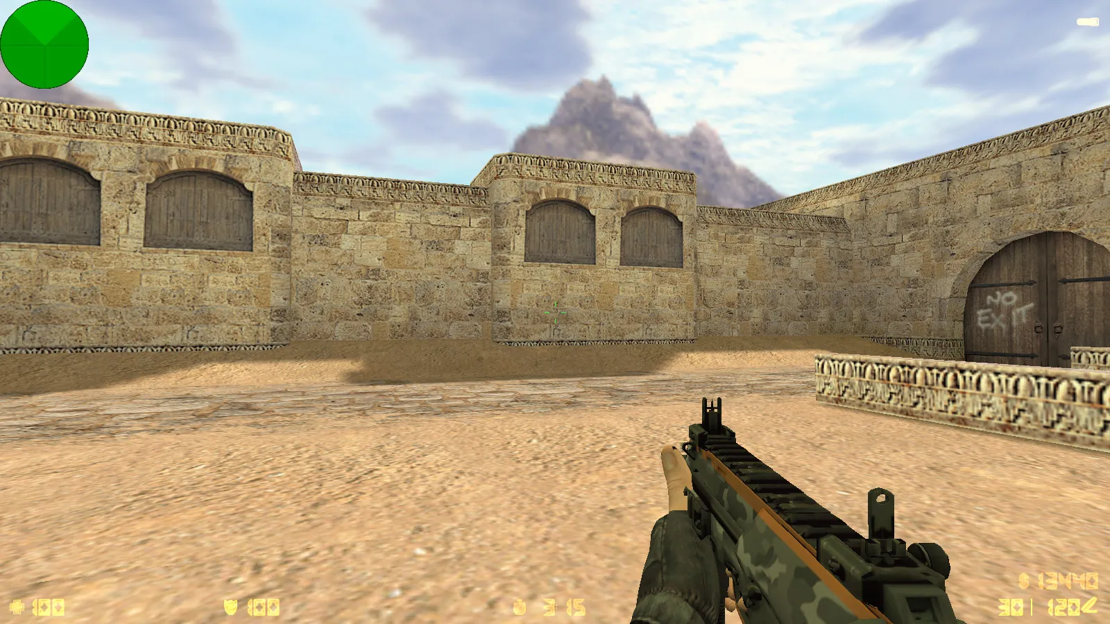 Скриншот  CS 1.6 от Foddy 1337: блогерская сборка с 18 скинами, красно-синими моделями, темным меню и оптимизированным конфигом