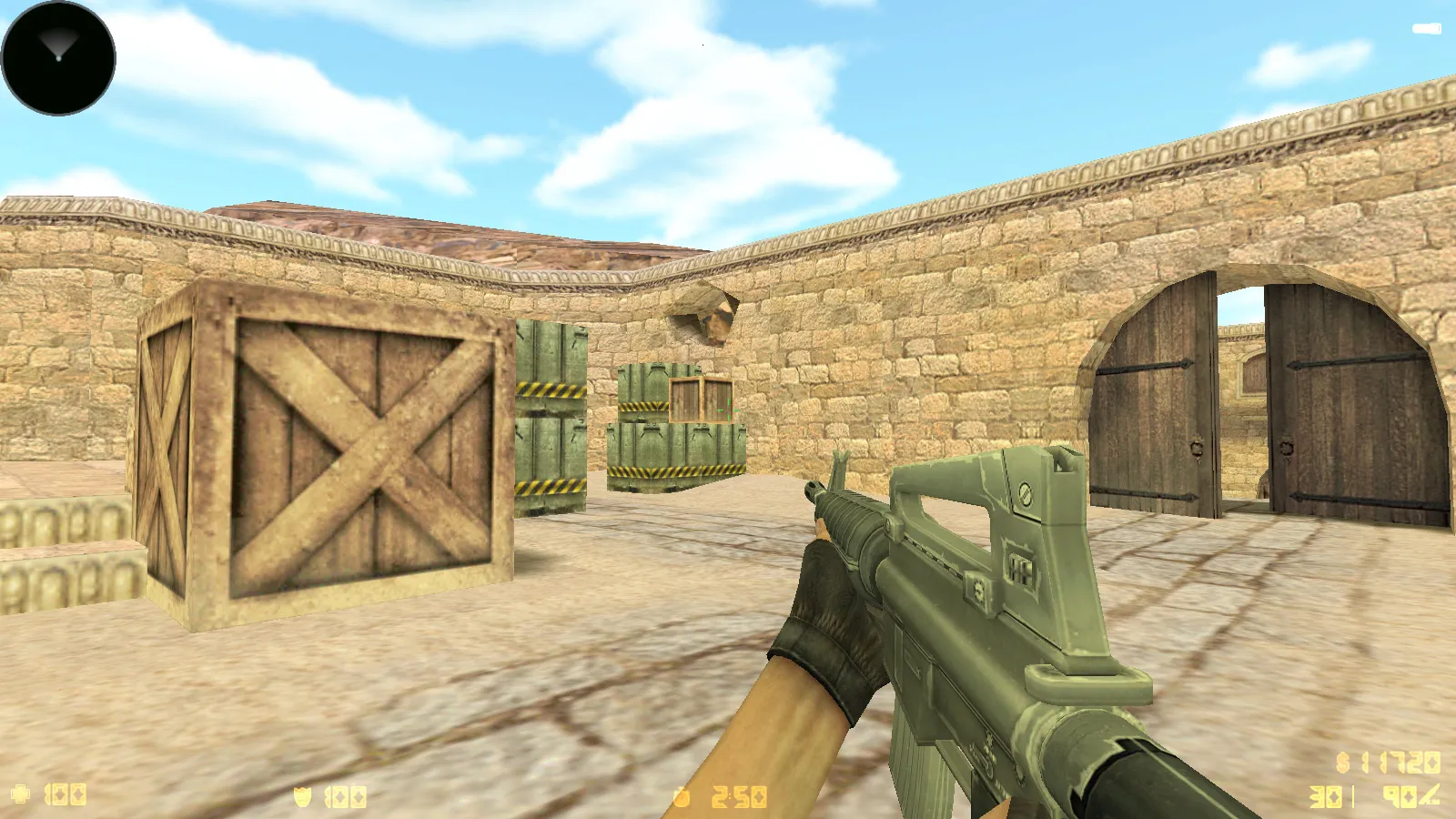 Скриншот CS 1.6 Fortnite сборка: Fortnite модели оружия, темное меню, русские никнеймы и стабильный геймплей CS 1.6