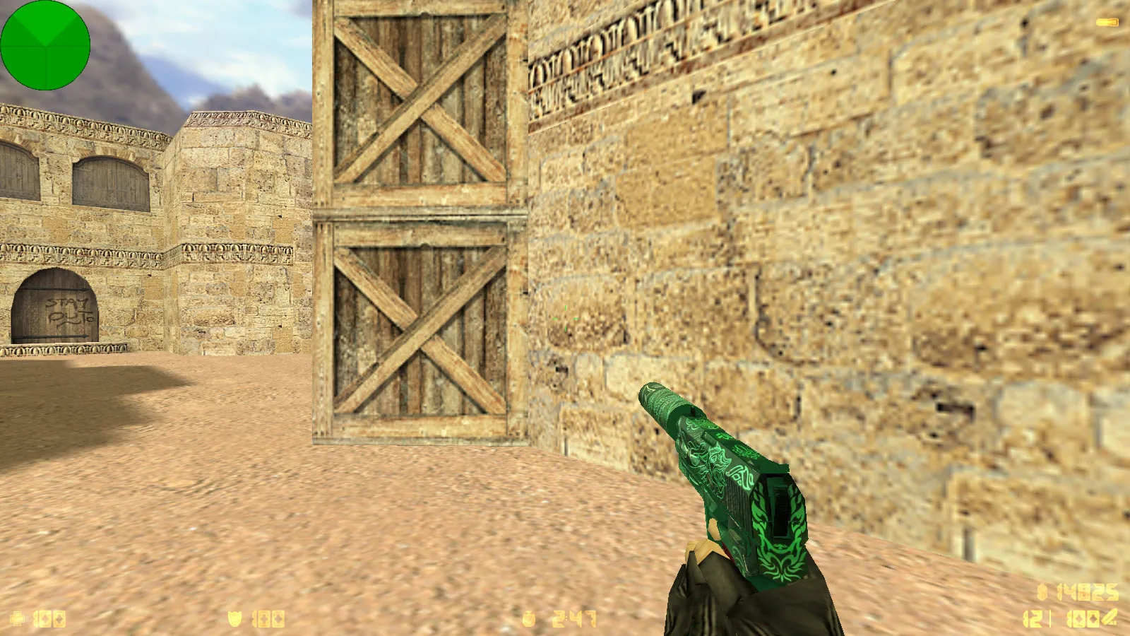 Скриншот  CS 1.6 от Fr0nzy 1337: блогерская сборка с 7 дополнениями, скинами, звуками, меню и оптимизированным конфигом