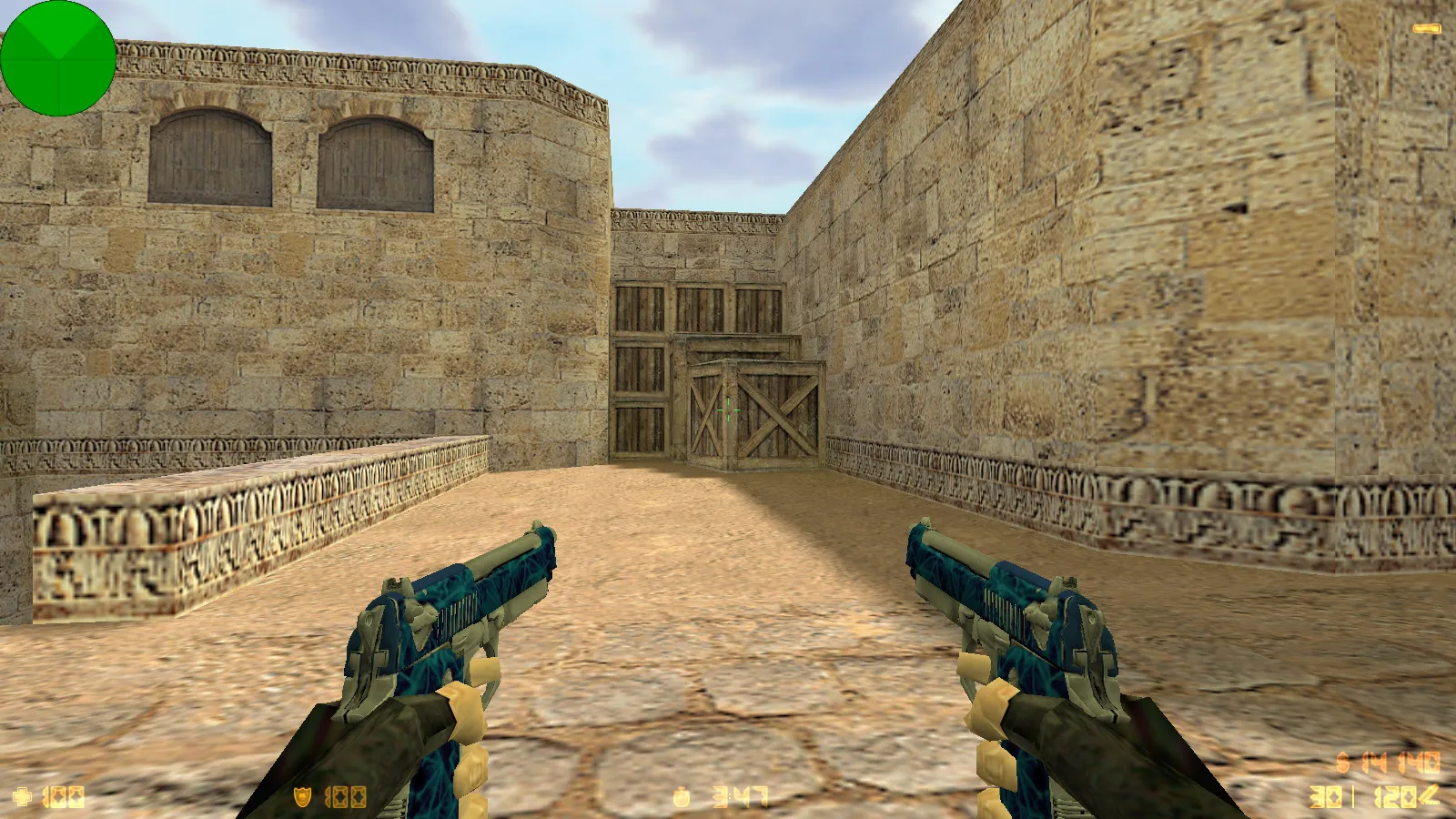 Скриншот  CS 1.6 от Fragger Show: блогерская сборка с 6 улучшениями, скины оружия, темное меню, музыка и оптимизированный конфиг