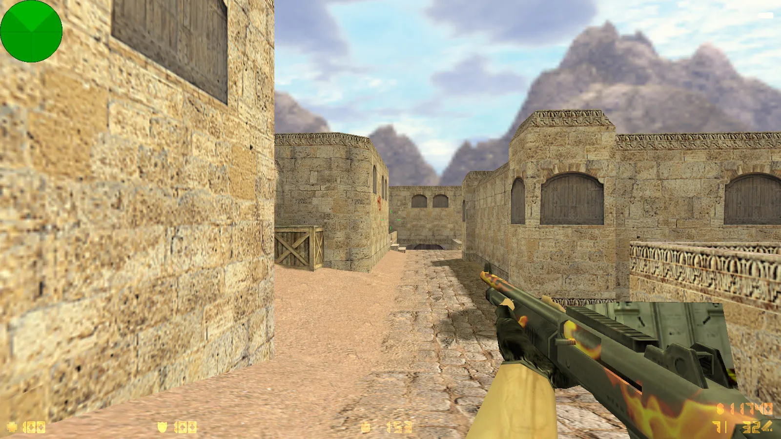 Скриншот  CS 1.6 от Fragger Show: блогерская сборка с 6 улучшениями, скины оружия, темное меню, музыка и оптимизированный конфиг