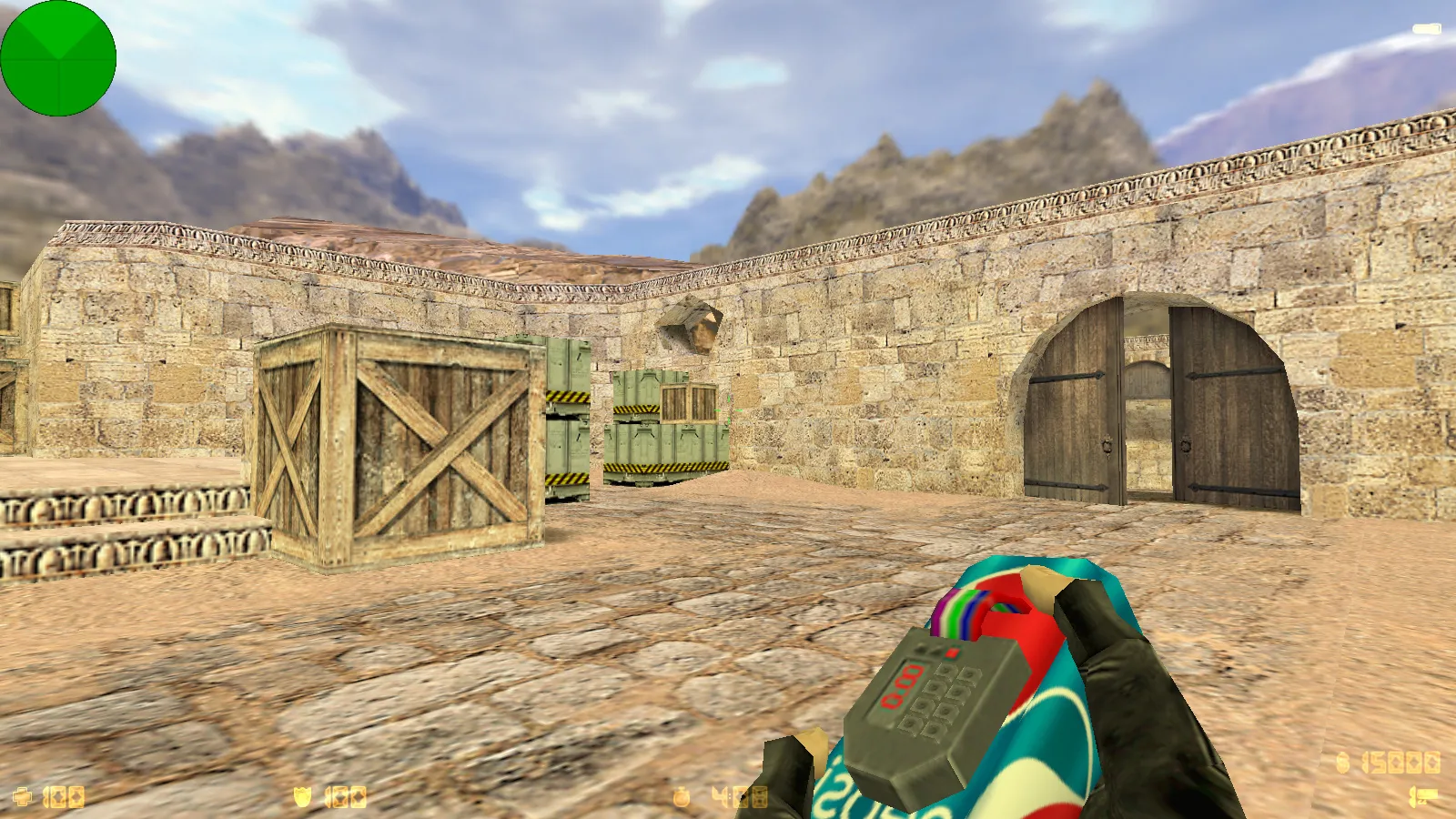 Скриншот  CS 1.6 от Fragger Show: блогерская сборка с 6 улучшениями, скины оружия, темное меню, музыка и оптимизированный конфиг