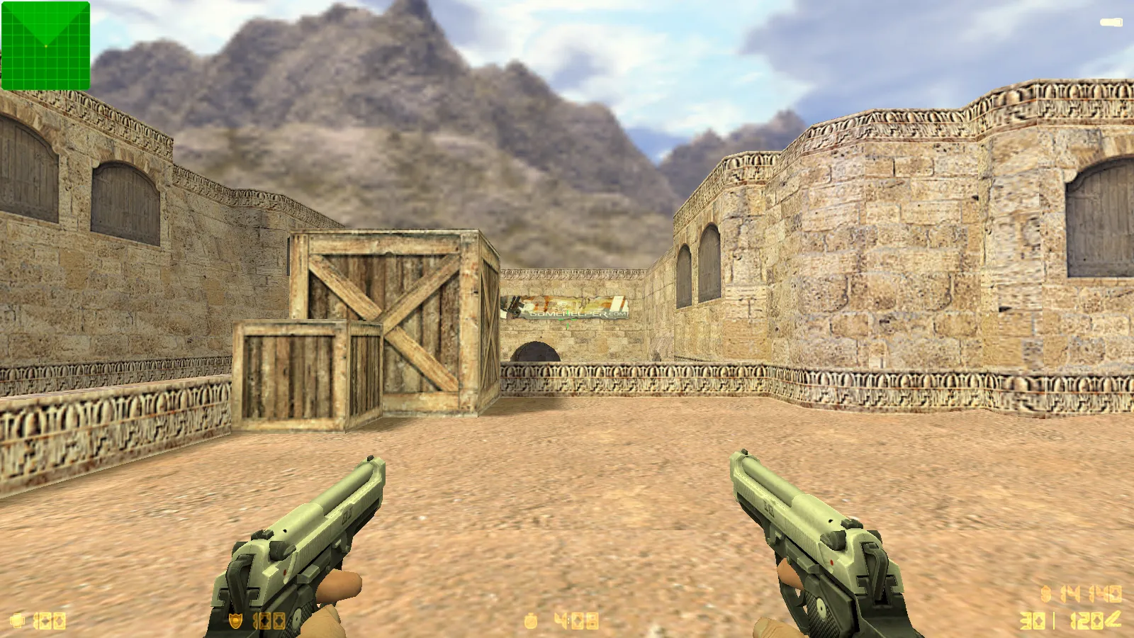 Скриншот  CS 1.6 Freedo_m: 30 HD-моделей оружия, темное меню, монохромный фон и оптимизированный config.cfg