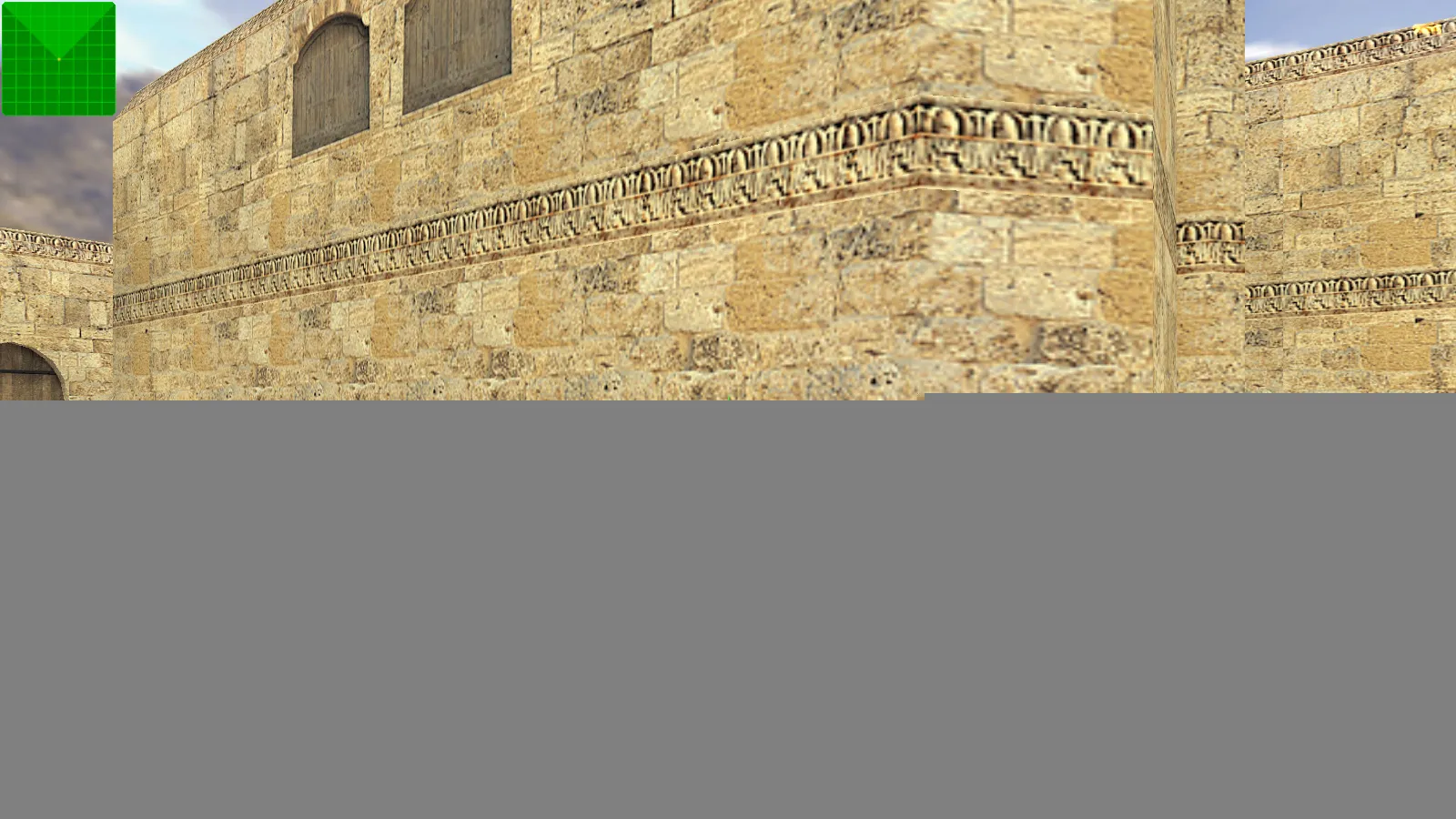 Скриншот  CS 1.6 Freedo_m: 30 HD-моделей оружия, темное меню, монохромный фон и оптимизированный config.cfg